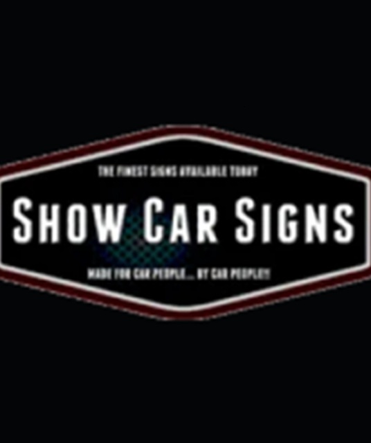 avatar Show Car Sign